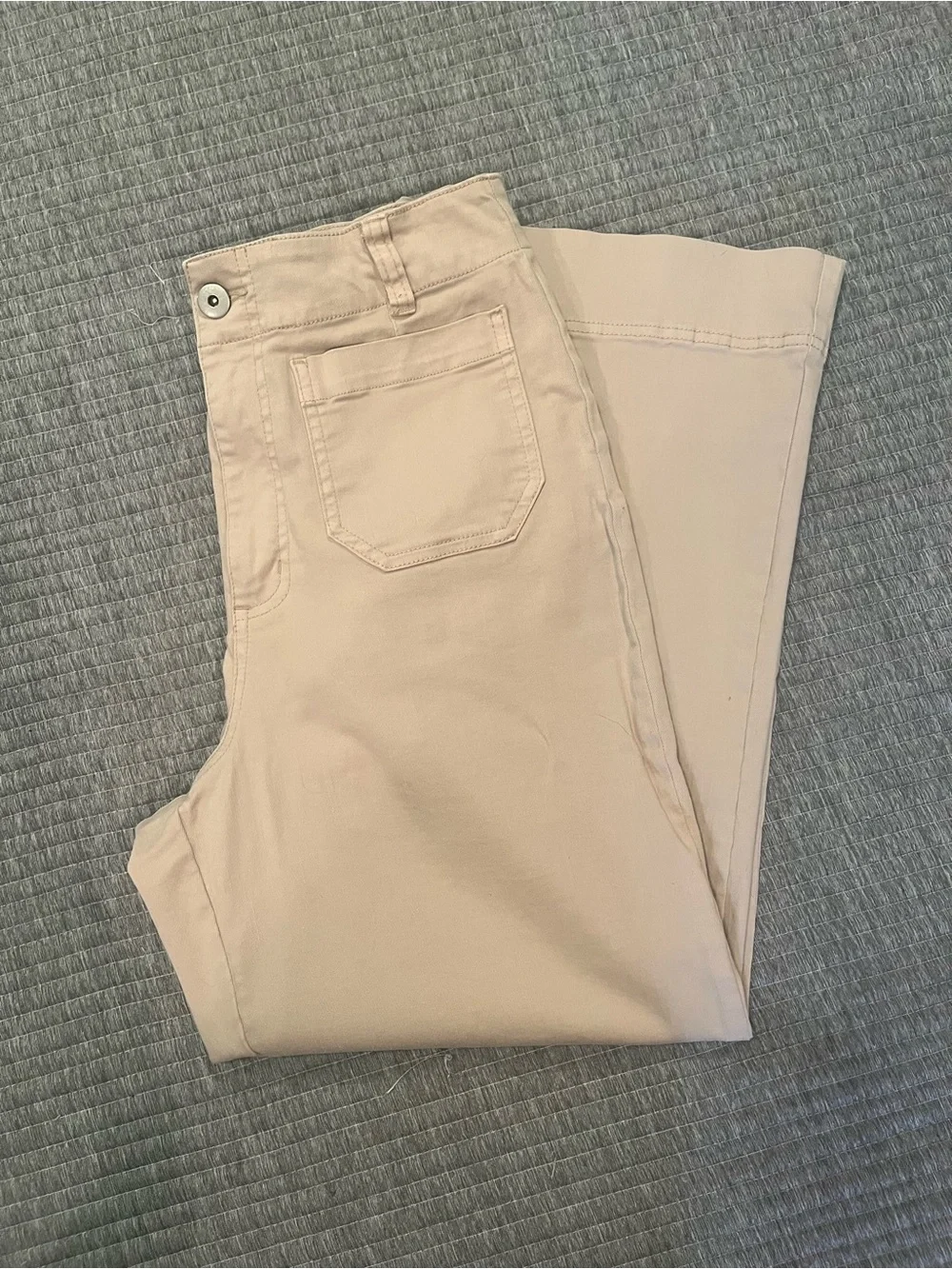 Habitat Wide-Leg Pants in Light Beige